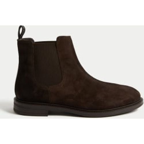 Mens Wide Fit Leather Chelsea Boots - - Autograph - Modalova