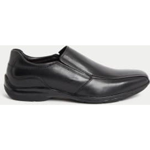 Mens Airflex™ Leather Slip-on Shoes - - M&S Collection - Modalova