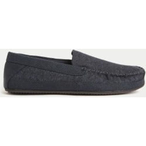 Mens Moccasin Slippers - - M&S Collection - Modalova