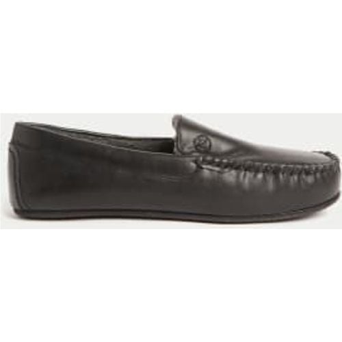 Mens Moccasin Slippers - - M&S Collection - Modalova