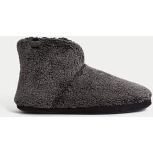 Mens Borg Slipper Boots with Freshfeet™ - - M&S Collection - Modalova