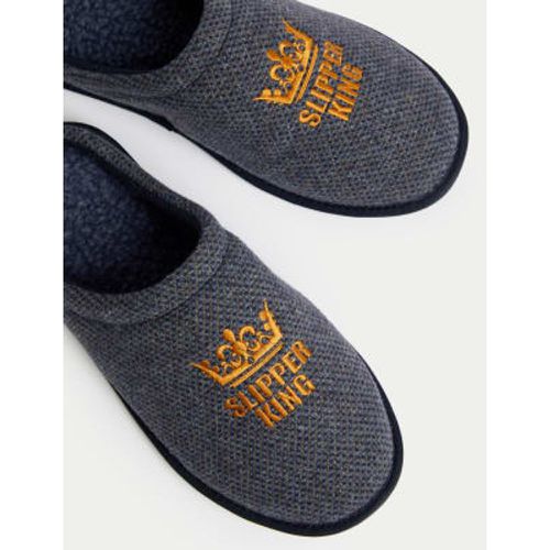 Mens Mule Slippers with Freshfeet™ - - M&S Collection - Modalova