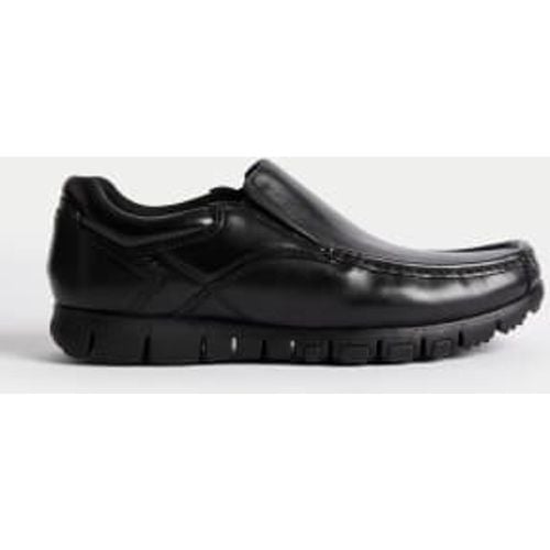 Mens Leather Slip On - - M&S Collection - Modalova