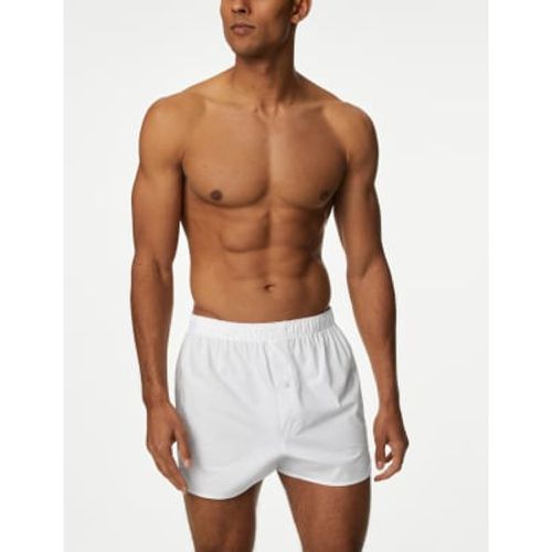 Mens 5pk Pure Cotton Woven Boxers - - M&S Collection - Modalova