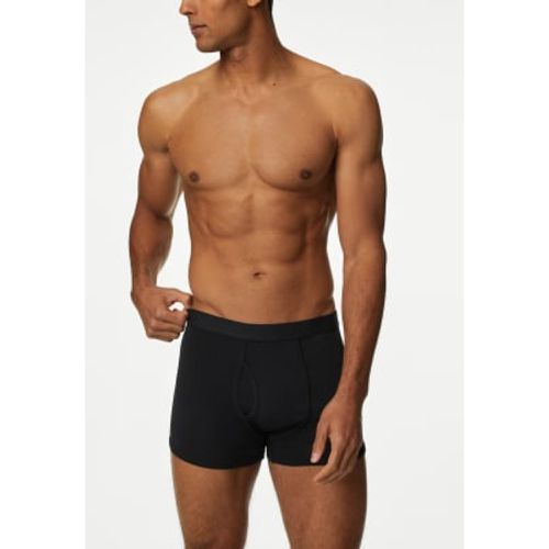 Mens 5pk Cotton Stretch Cool & Fresh™ Trunks - - M&S Collection - Modalova