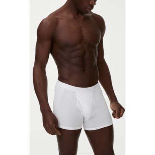 Mens 5pk Pure Cotton Cool & Fresh™ Trunks - - M&S Collection - Modalova