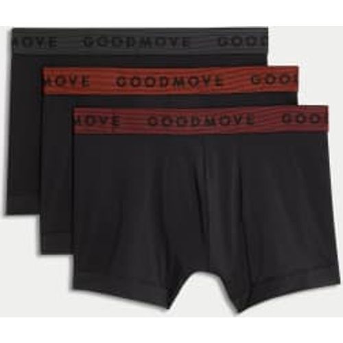 Mens 3pk Cool & Fresh™ Sports Trunks - - Goodmove - Modalova