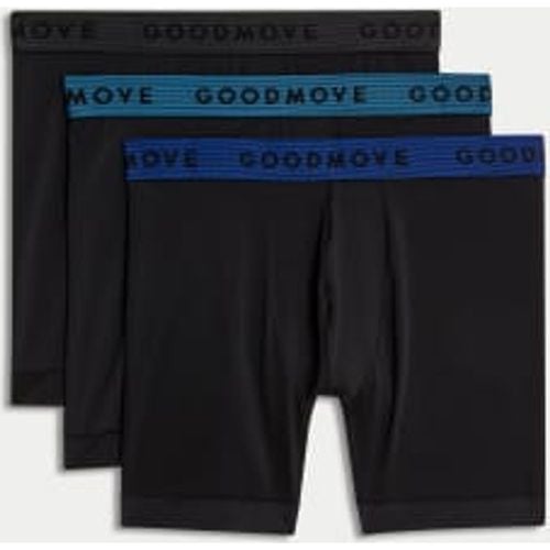 Mens 3pk Longer Length Sports Trunks - - Goodmove - Modalova