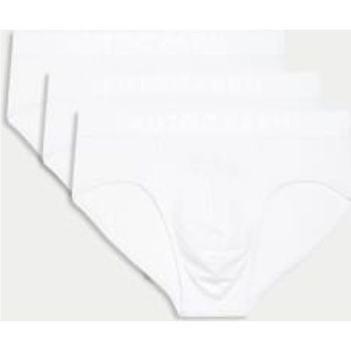 Mens 3pk Supima® Cotton Drop Needle Brief Box - - Autograph - Modalova