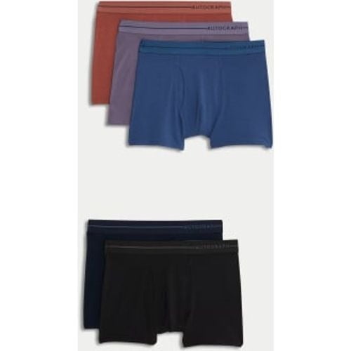 Mens 5pk Supima Modal Supersoft Stretch Trunks - - Autograph - Modalova