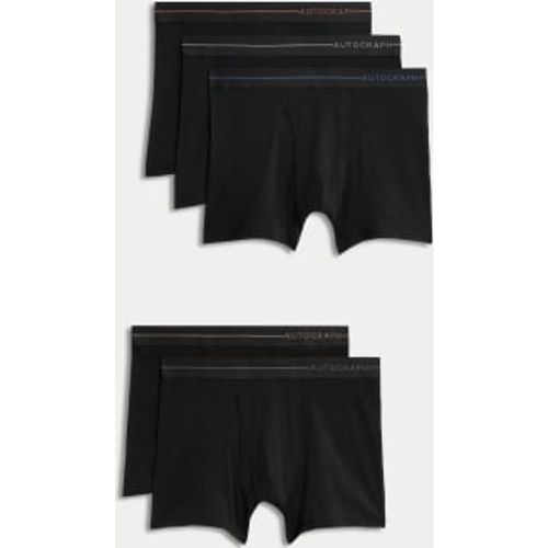 Mens 5pk Supima® Cotton Blend Trunks - - Autograph - Modalova