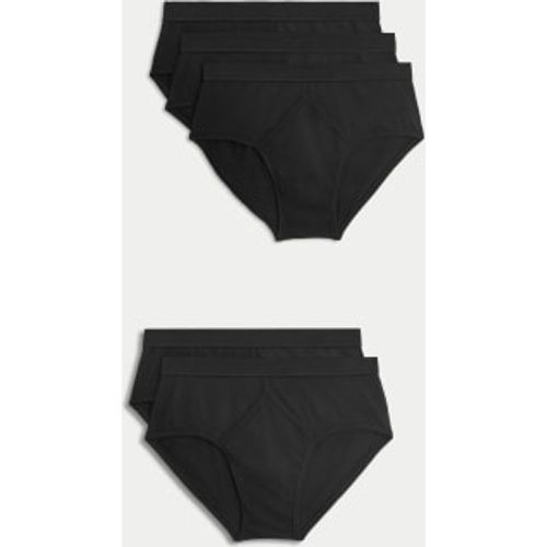 Mens 5pk Essential Cotton Briefs - - M&S Collection - Modalova