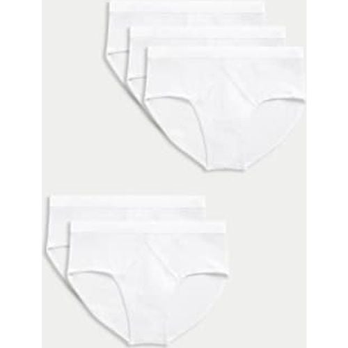 Mens 5pk Essential Cotton Briefs - - M&S Collection - Modalova