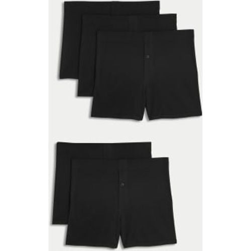 Mens 5pk Essential Cotton Trunks - - M&S Collection - Modalova