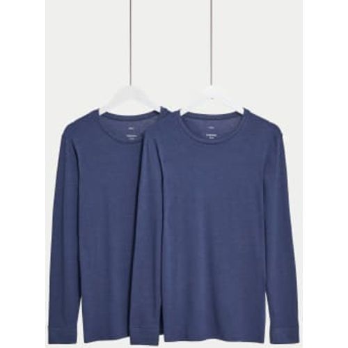 Mens 2pk Heatgen™ Light Thermal Long Sleeve Tops - - M&S Collection - Modalova