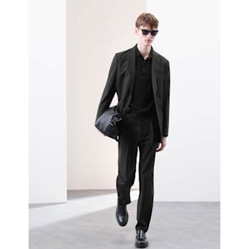 Mens Tailored Fit Performance Packable Suit Jacket - Autograph - Modalova