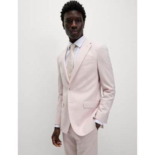 Mens Tailored Fit Wool Rich Tweed Suit Jacket - M&S Collection - Modalova