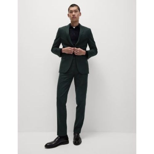 Mens Tailored Fit Wool Rich Donegal Suit Trousers - - M&S Collection - Modalova