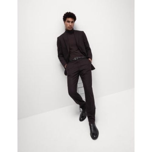 Mens Tailored Fit Wool Rich Donegal Suit Trousers - - M&S Collection - Modalova