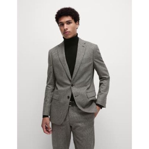 Mens Tailored Fit Wool Blend Donegal Suit Jacket - - M&S Collection - Modalova