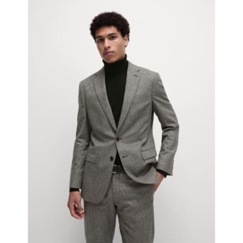 Mens Tailored Fit Wool Blend Suit Jacket - - M&S Collection - Modalova