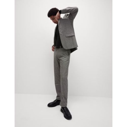 Mens Tailored Fit Wool Blend Donegal Suit Trousers - - M&S Collection - Modalova