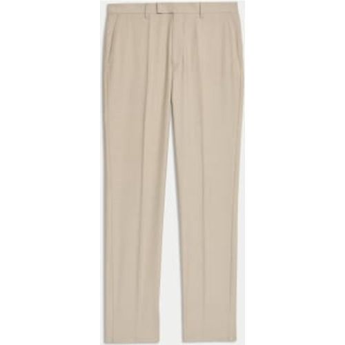 Mens Slim Fit Stretch Suit Trousers - - M&S Collection - Modalova