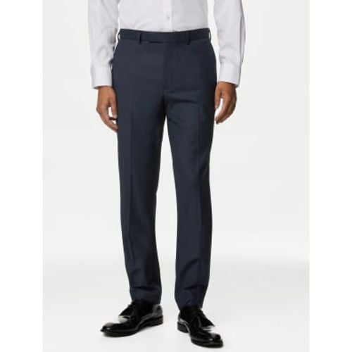 Mens Slim Fit Stretch Suit Trousers - - M&S Collection - Modalova