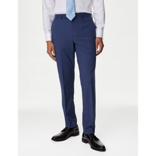 Mens Slim Fit Stretch Suit Trousers - - M&S Collection - Modalova