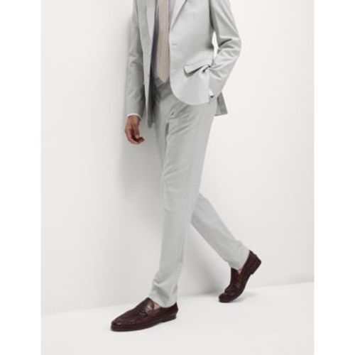 Mens Slim Fit Stretch Suit Trousers - - M&S Collection - Modalova