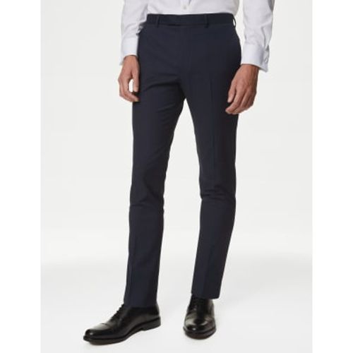 Mens Skinny Fit Stretch Suit Trousers - - M&S Collection - Modalova