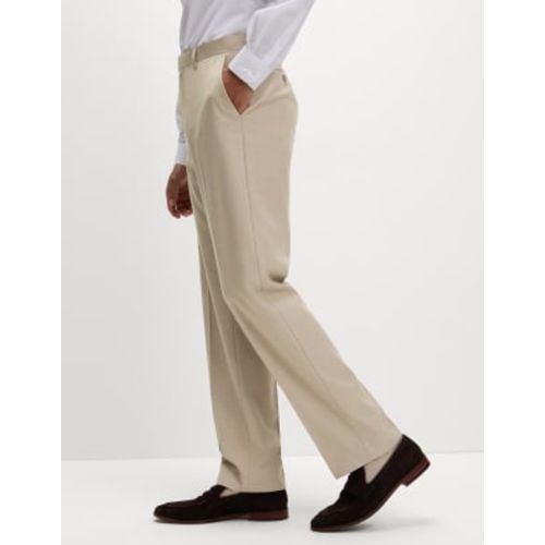 Mens Regular Fit Stretch Suit Trousers - - M&S Collection - Modalova