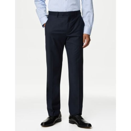 Mens Regular Fit Stretch Suit Trousers - - M&S Collection - Modalova