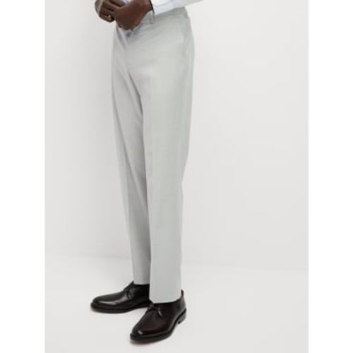 Mens Regular Fit Stretch Suit Trousers - - M&S Collection - Modalova