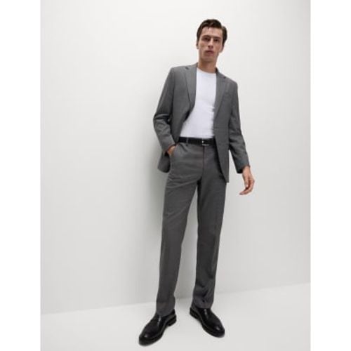 Mens Regular Fit Puppytooth Suit Trousers - - M&S Collection - Modalova