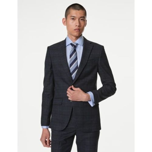 Mens Slim Fit Prince of Wales Check Suit - - M&S Collection - Modalova