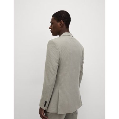 Mens Slim Fit Puppytooth Stretch Suit Jacket - - M&S Collection - Modalova