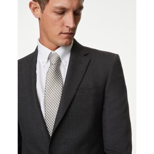 Mens Slim Fit Pure Wool Textured Suit Jacket - - M&S SARTORIAL - Modalova