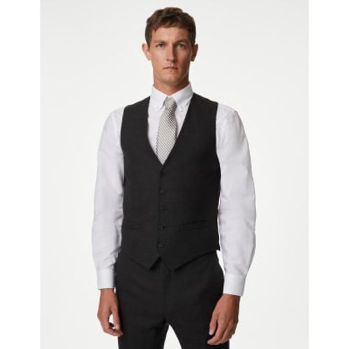 Mens Regular Fit Pure Wool Waistcoat - - M&S SARTORIAL - Modalova