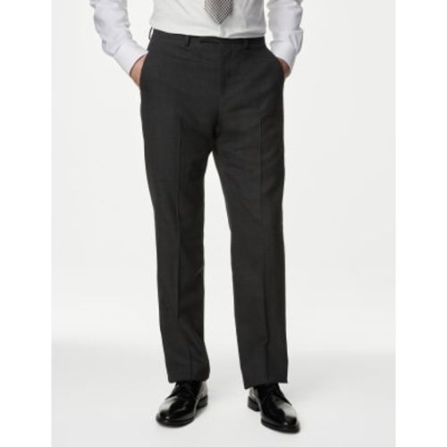 Mens Regular Fit Pure Wool Textured Suit Trousers - - M&S SARTORIAL - Modalova