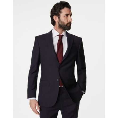 Mens Slim Fit Pure Wool Herringbone Suit Jacket - - M&S SARTORIAL - Modalova