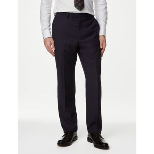 Mens Regular Fit Pure Wool Suit Trousers - - M&S SARTORIAL - Modalova