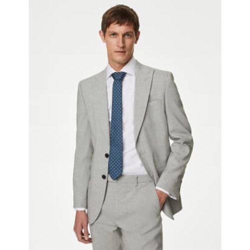 Mens Tailored Fit Linen Rich Suit Jacket - - M&S Collection - Modalova