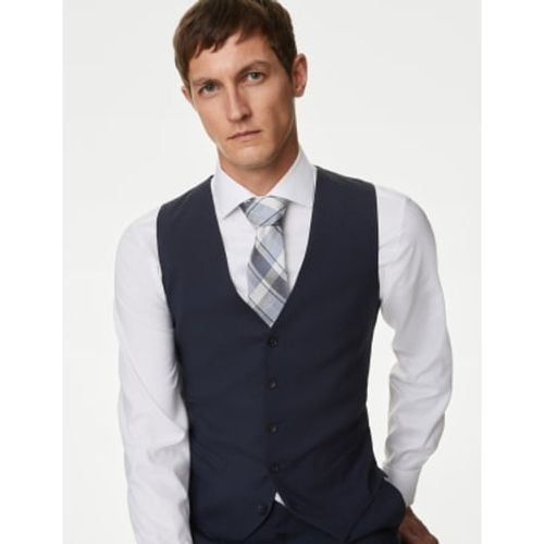 Mens Italian Linen Miracle™ Waistcoat - - M&S Collection - Modalova