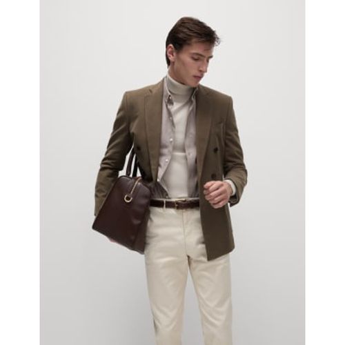 Mens Italian Moleskin Double Breasted Blazer - - M&S Collection - Modalova