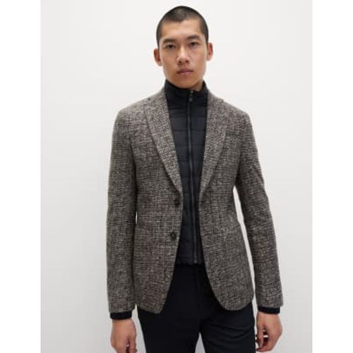 Mens Tailored Fit Wool Blend Blazer with Gilet - - M&S Collection - Modalova