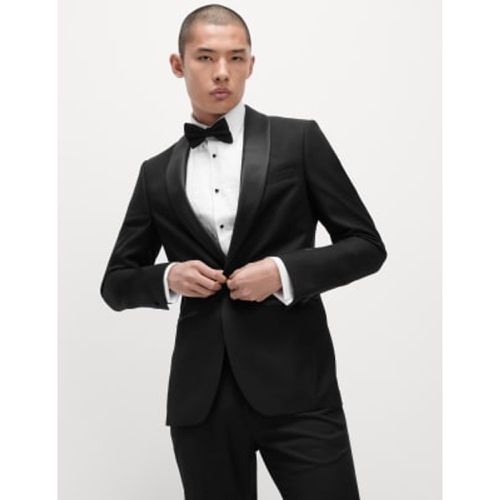 Mens Slim Fit Shawl Collar Stretch Tuxedo Jacket - - M&S Collection - Modalova