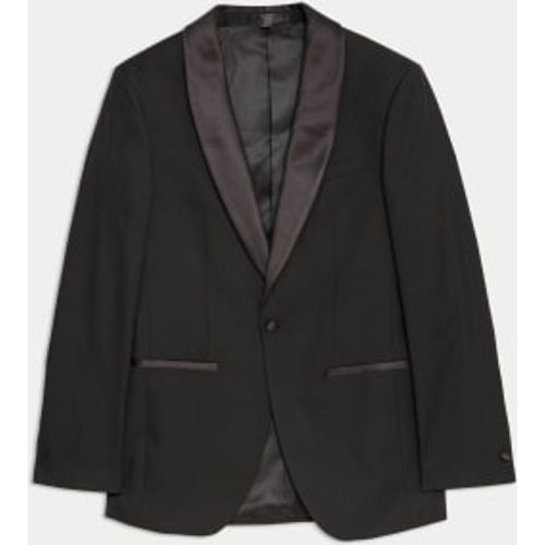 Mens Slim Fit Shawl Collar Stretch Tuxedo Jacket - - M&S Collection - Modalova