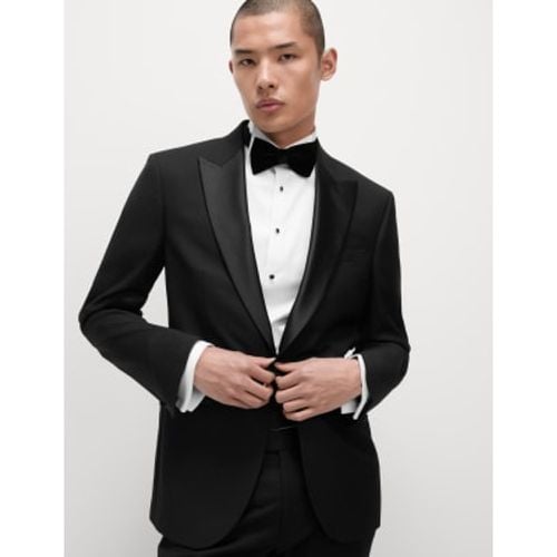 Mens Slim Fit Stretch Tuxedo Jacket - - M&S Collection - Modalova