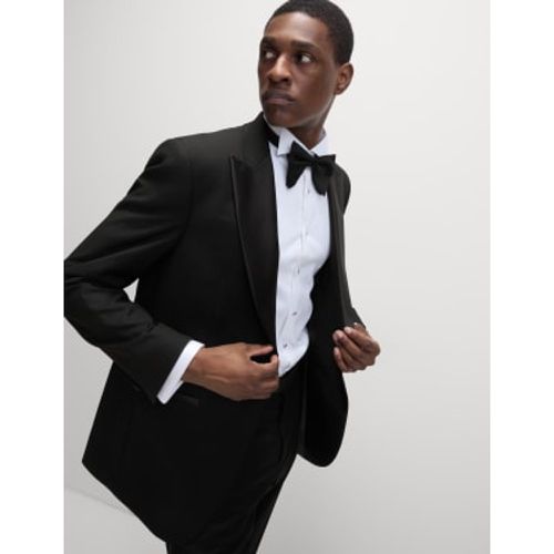 Mens Regular Fit Stretch Tuxedo Jacket - - M&S Collection - Modalova